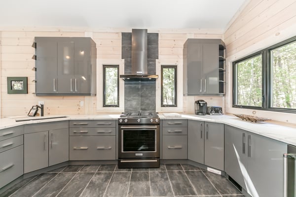 Timber Block contemporary modern kitchen