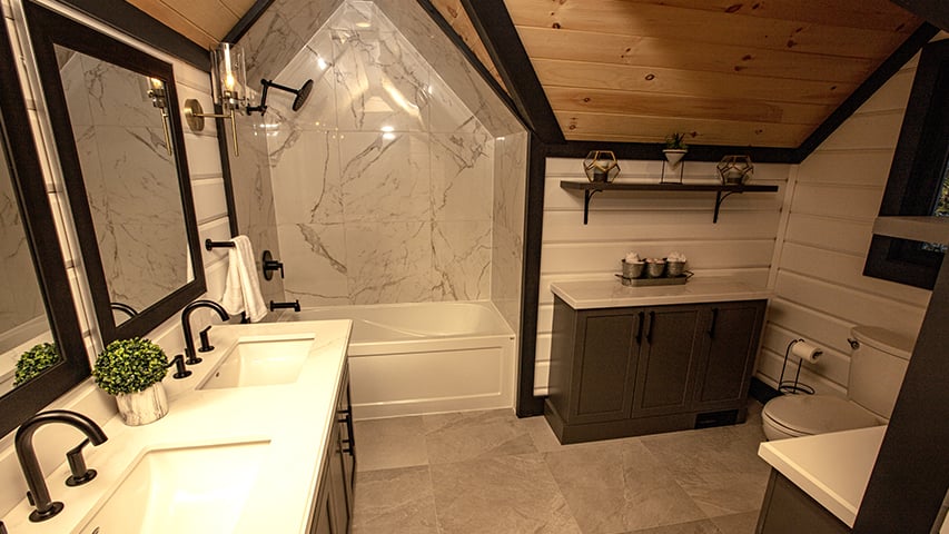 Timber Block bathroom 