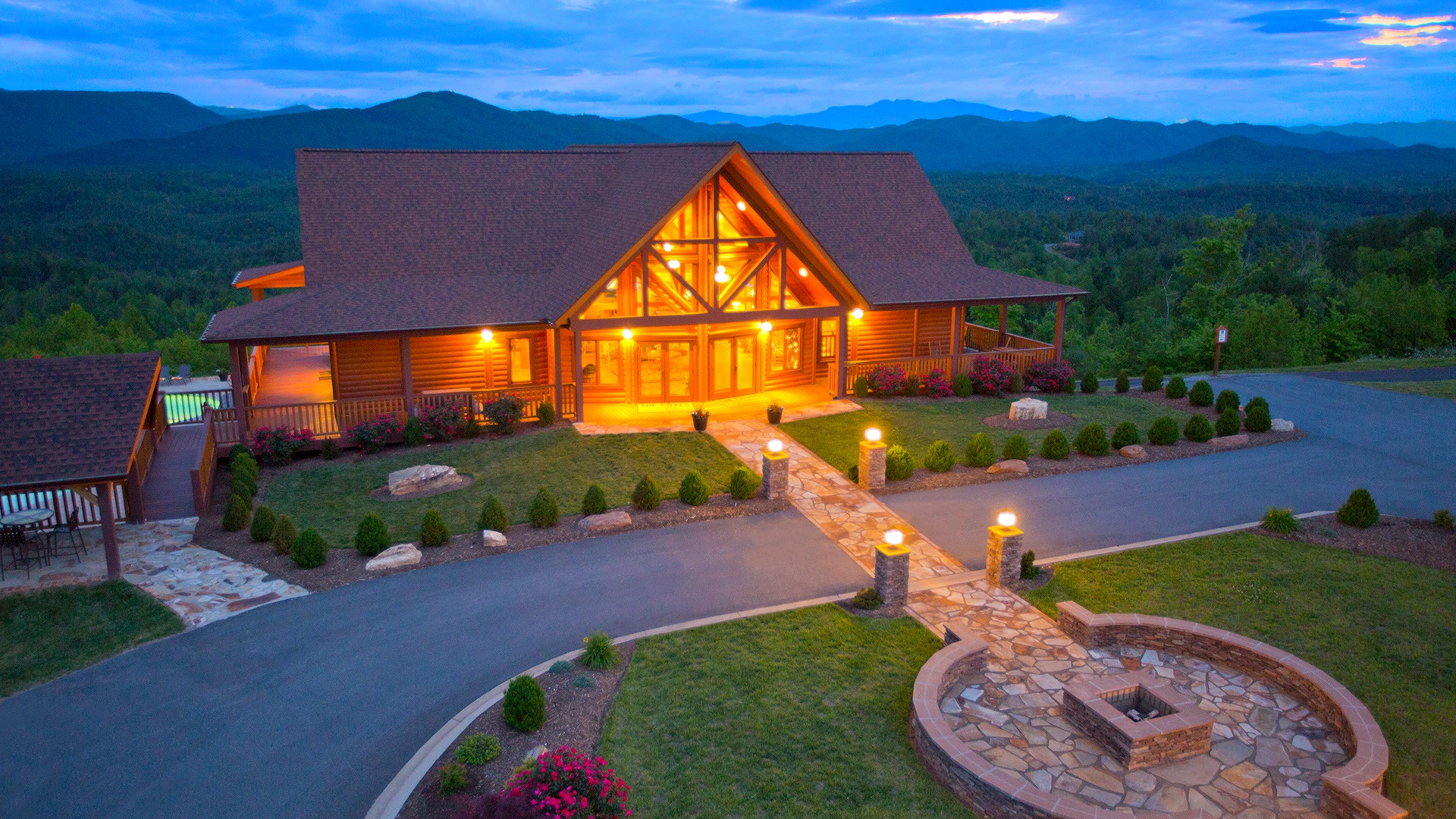 Timber Block Pisgah Mountain Lodge North Carolina 