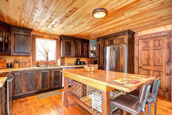 Classic home kitchen Timber Block design