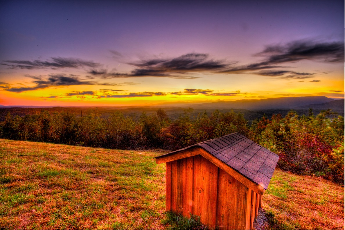 Coves Sunset Timber Block North Carolina 