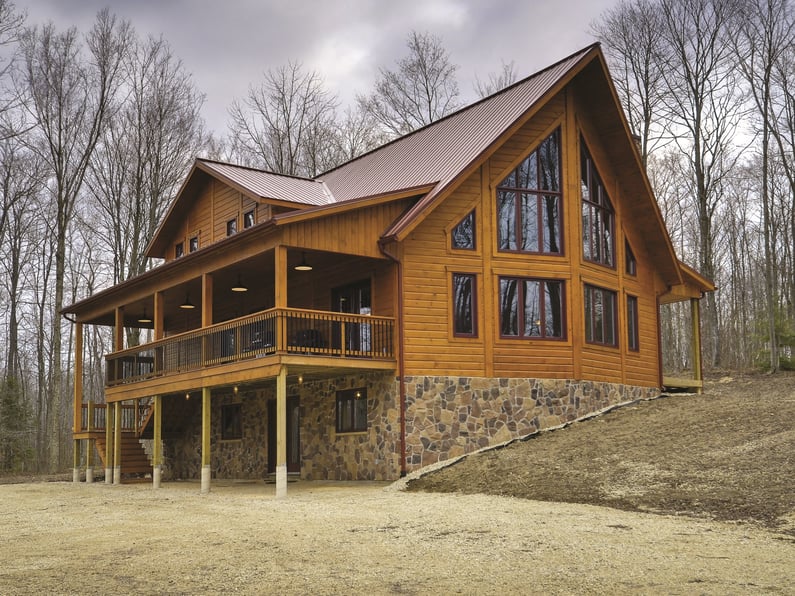 Custom Timber Block Home