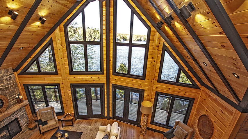 Timber Block view from the loft 