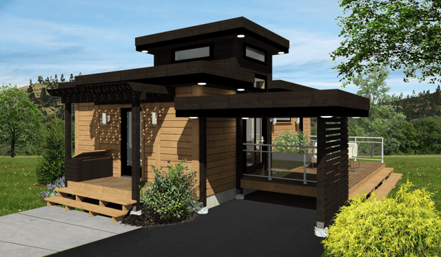 vista timber block tiny house