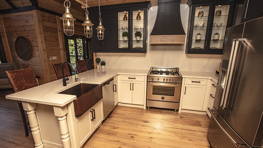 Timber Block kitchen custom dakota