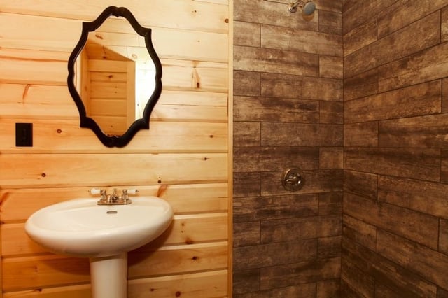 Timber Block home design bath