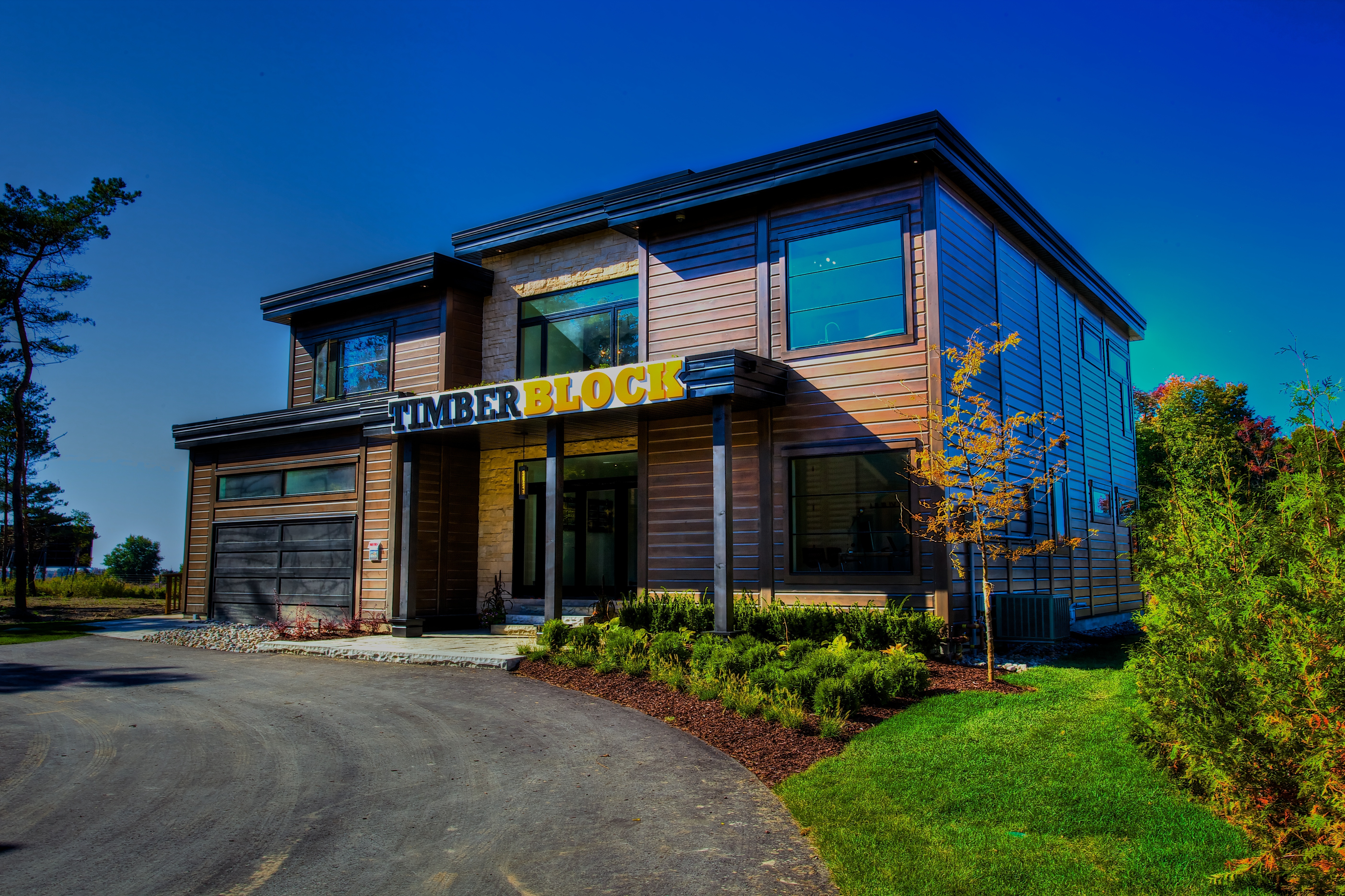 Timber Block Milano Model Home Sales Center