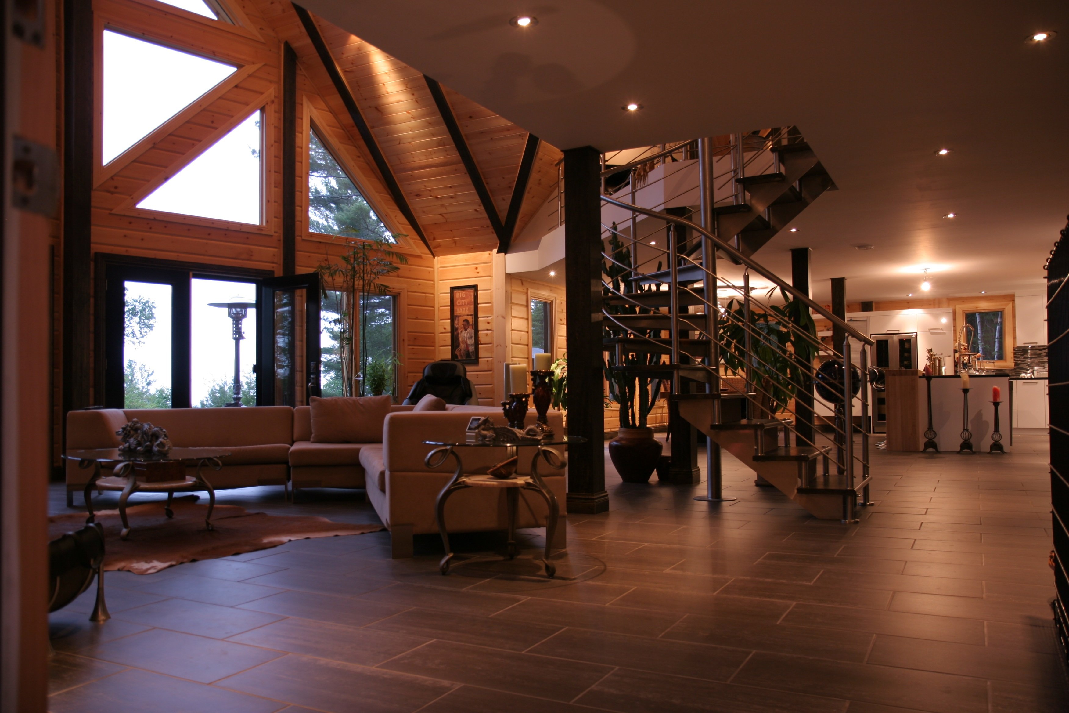 Timber Block Living Room Denver