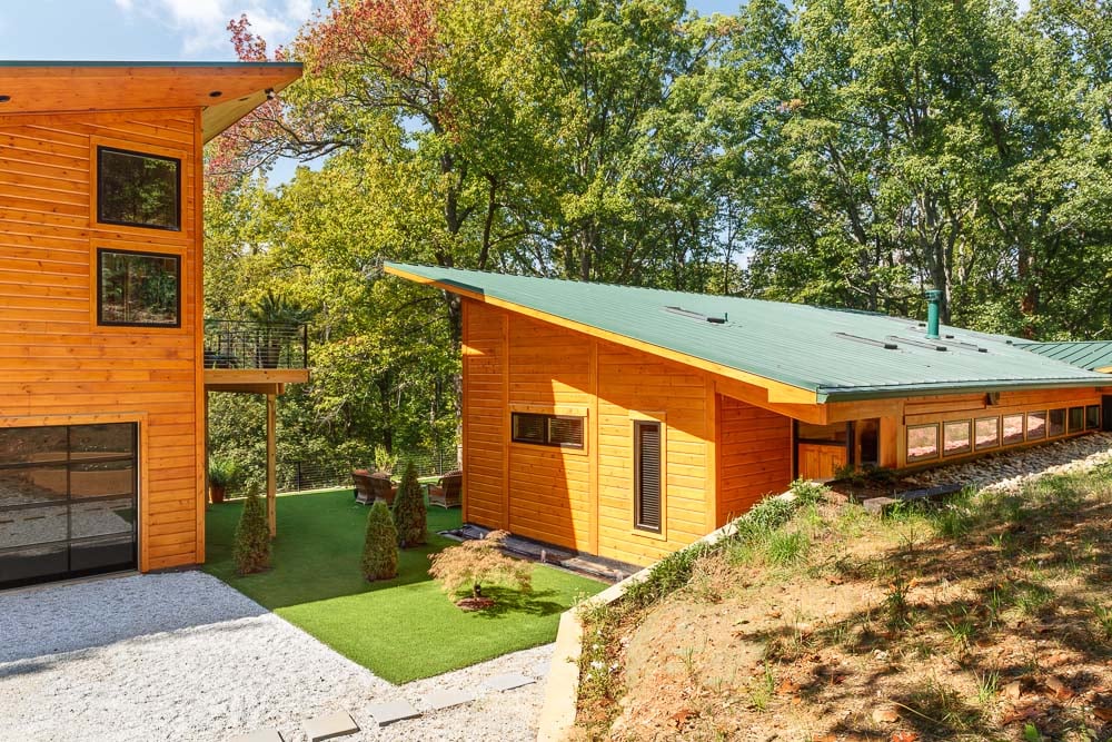 custom timber block home construction