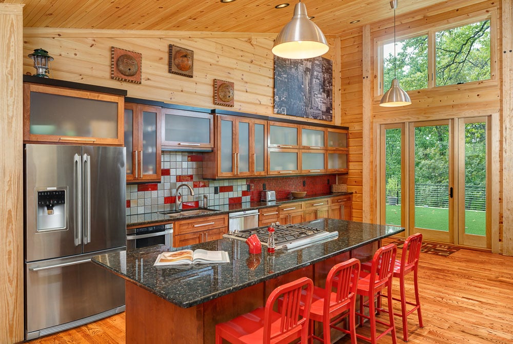 Kitchen Custom Contemporary by Timber Block 