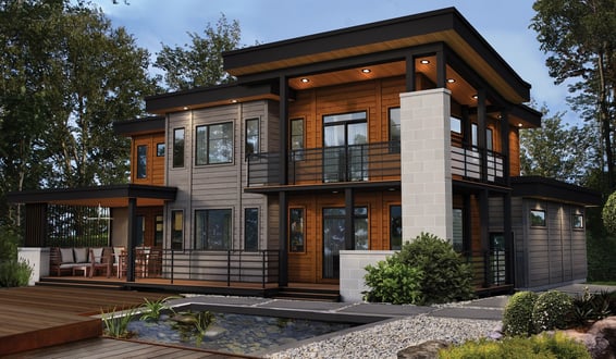 Timber Block Contemporary Morgan Home