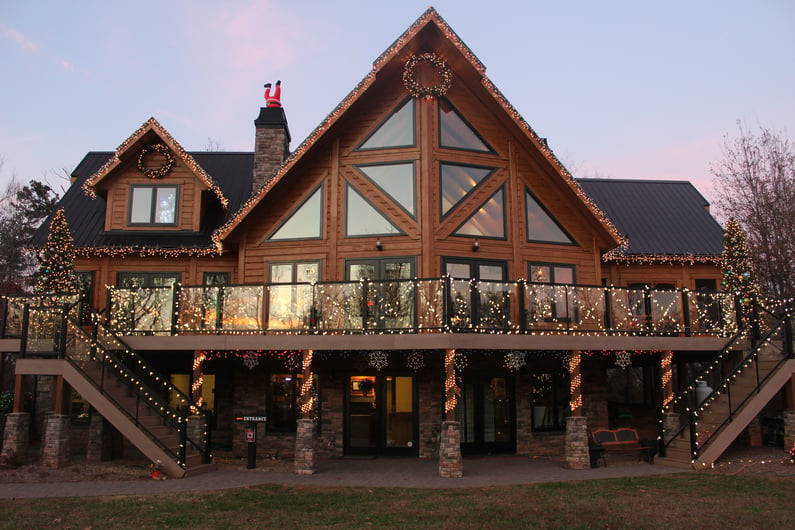 TImber Block North Carolina Christmas Light