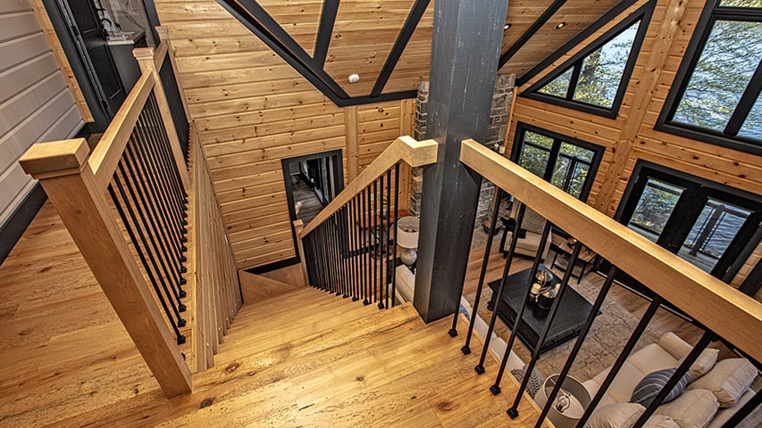 Timber Block stair case