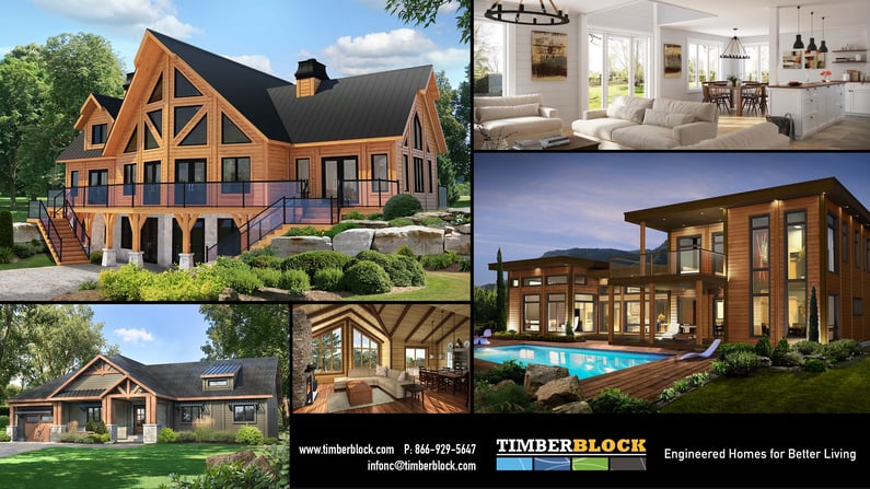 Timber Block homes classic vintage custom