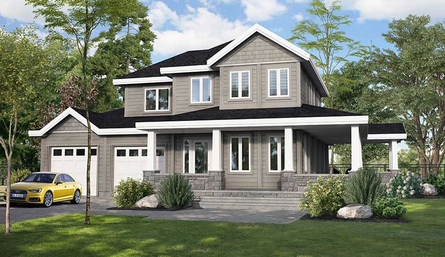 Craftsman style home - the Aster