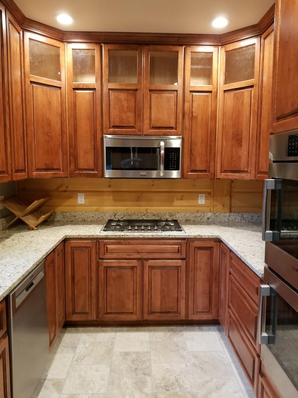 Timber Block Log Kitchen Home