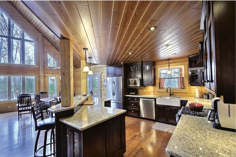 Timber Block Kitchen design Open