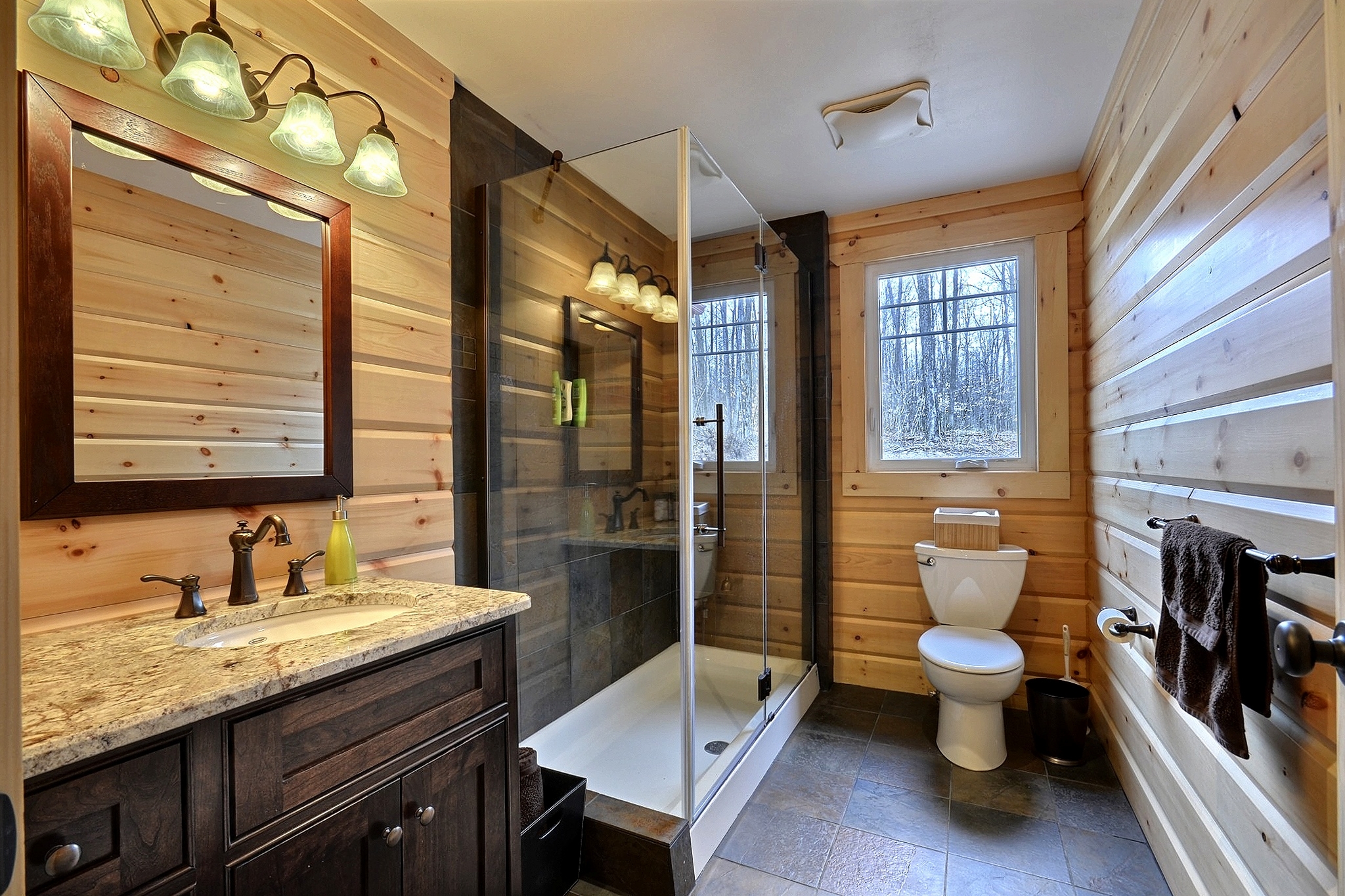 Timber Block Fairmont master bath