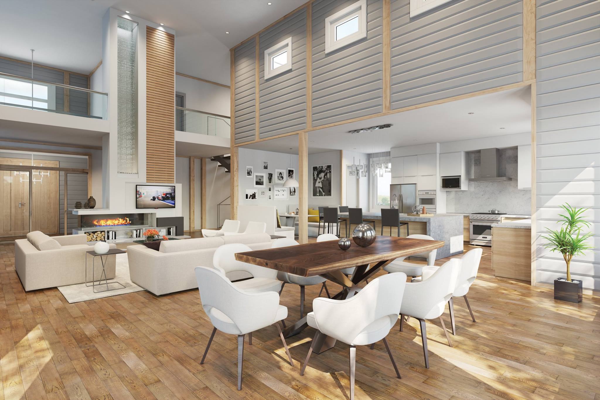 Timber Block Panorama interior
