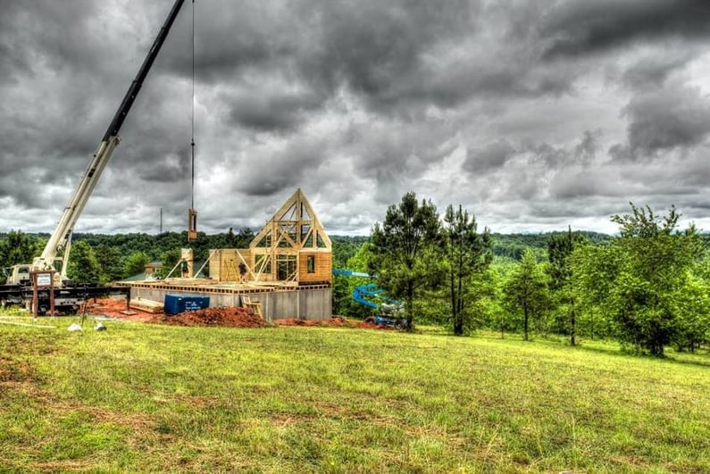 Wall Raising Timber Block Homes